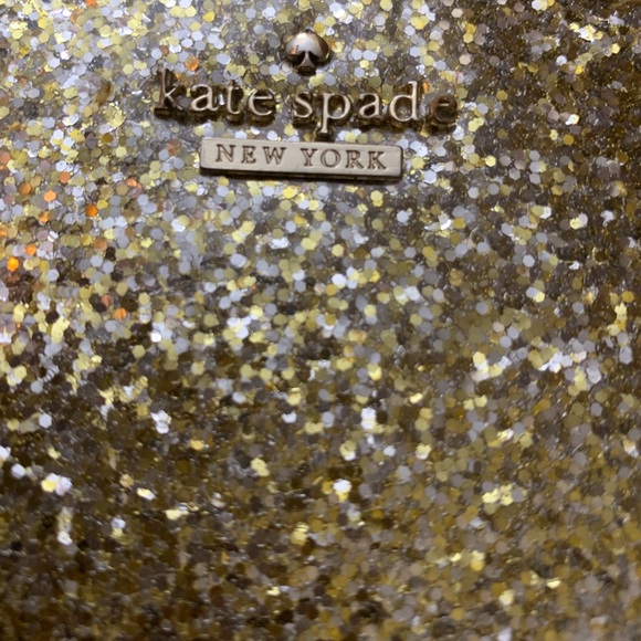 Kate spade glitter card holder NEW* - Picture 2 of 3